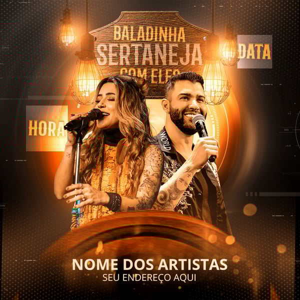 FLYER EVENTO BALADINHA SERTANEJA FEED