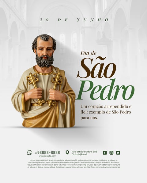 29 DE JUNHO DIA DE SÃO PEDRO
