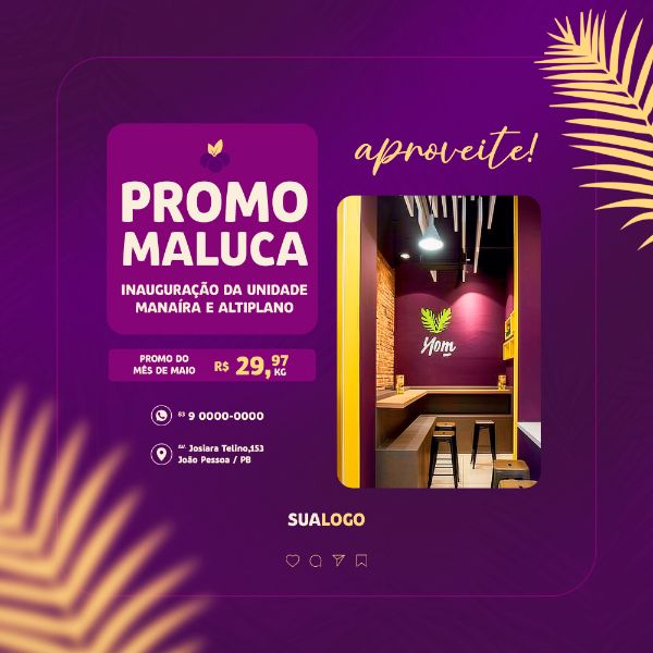 AÇAÍ AÇAITERIA SOCIAL MEDIA POST FEED