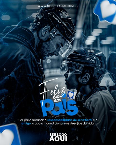 FEED VERTICAL - FELIZ DIA DOS PAIS | SOCIAL MEDIA | PSD EDITÁVEL