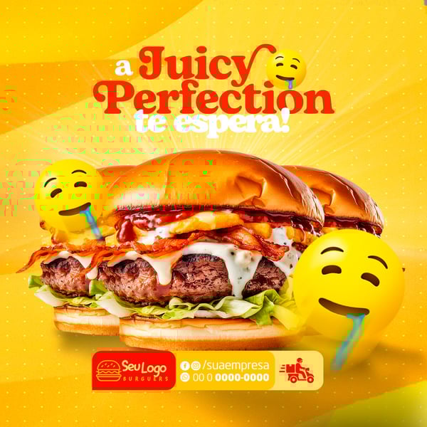 FLYER SOCIAL MEDIA SUCULÊNCIA PERFEITA FEED PSD EDITÁVEL