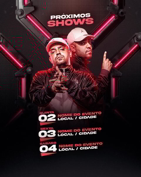 159 PRÓXIMOS SHOWS FEED