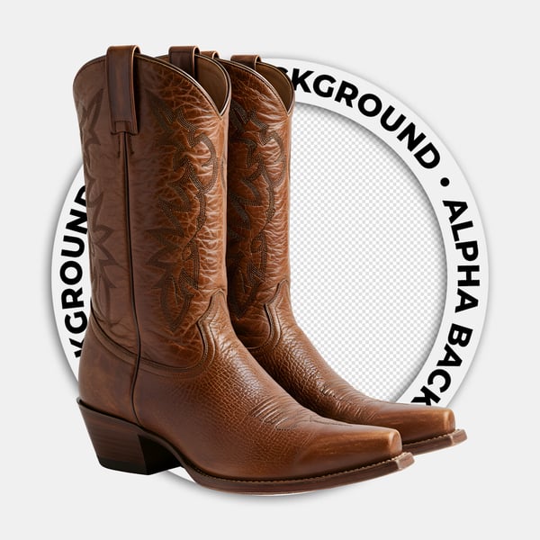 Botina de couro de cowboy 5