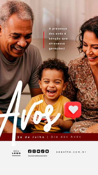 DIA DOS AVÓS 26 DE JULHO STORY SOCIAL MEDIA PSD EDITÁVEL 7