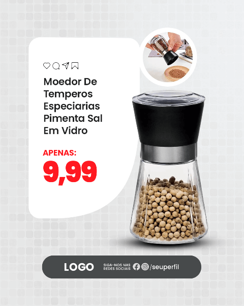 SOCIAL MEDIA - LOJA DE UTILIDADES DE R$ 10,00