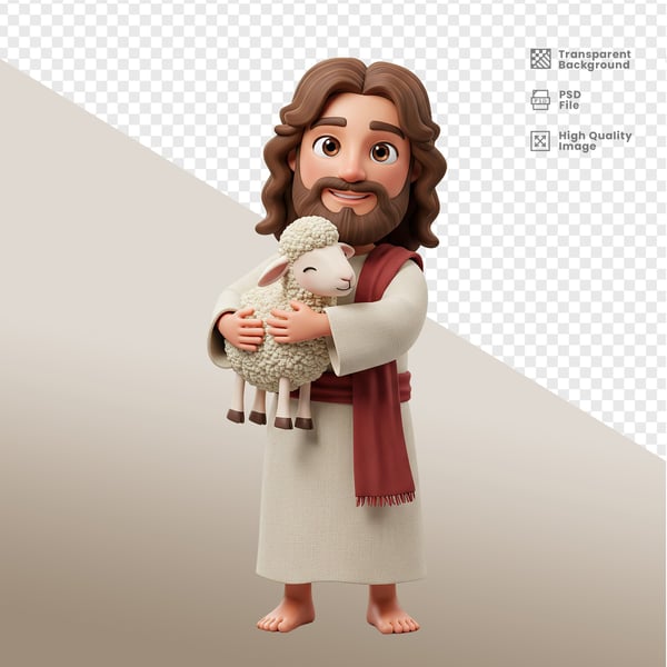 MASCOTE JESUS CRISTO 3D