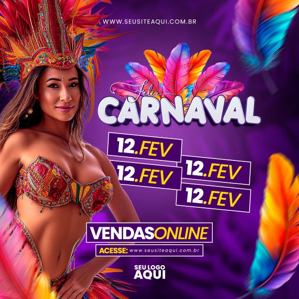 Carnaval | Carnival | Festa | Psd Editável