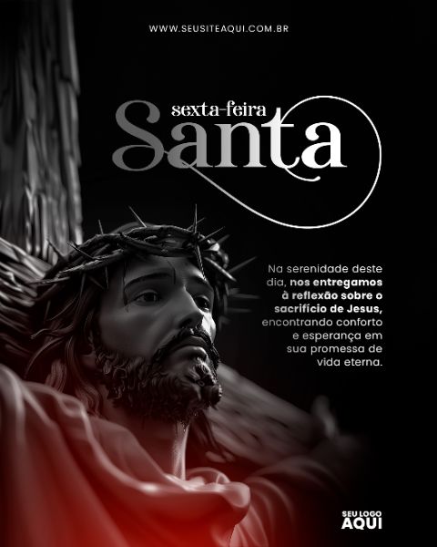 STORY - SEXTA FEIRA-SANTA | SEMANA SANTA | PSD EDITÁVEL