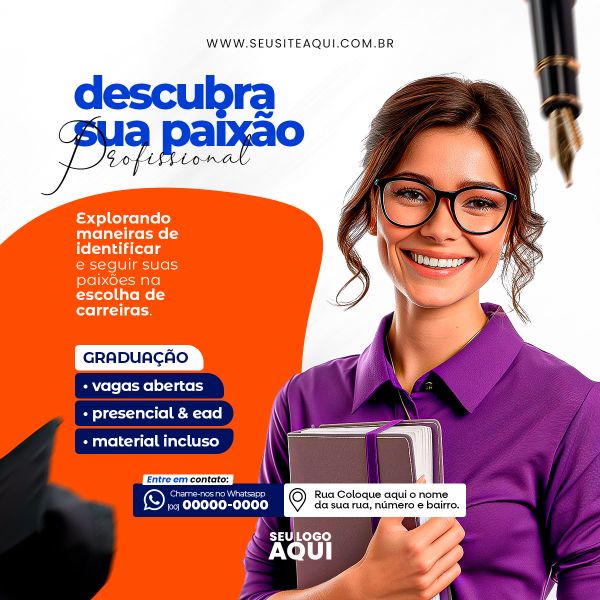 VOLTA ÀS AULAS | FACULDADE | ESCOLA | PSD EDITÁVEL