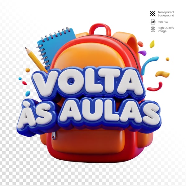 SELO 3D CAMPANHA PUBLICITARIA ESCOLAS VOLTA AULAS2