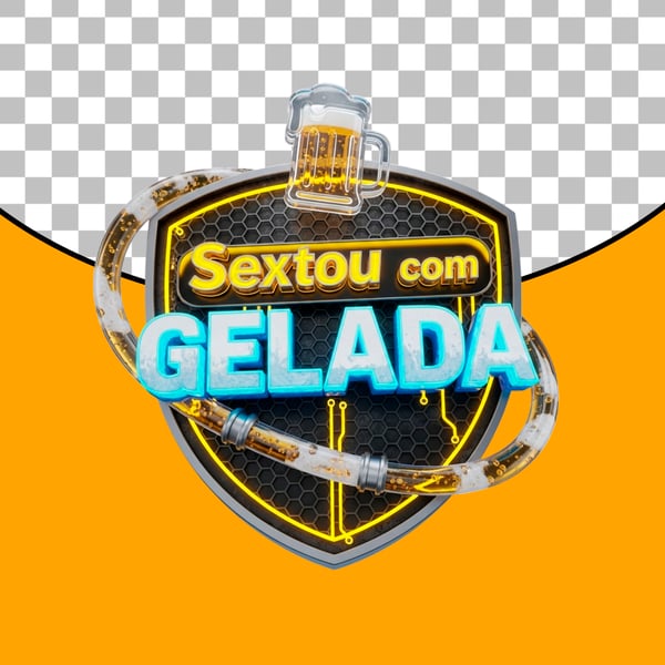 SELO 3D  SEXTOU COM CERVEJA GELADA  2