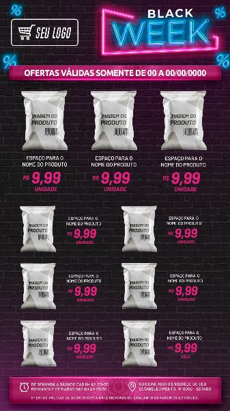 FOLHETO BLACK FRIDAY - BLACK WEEK - 9