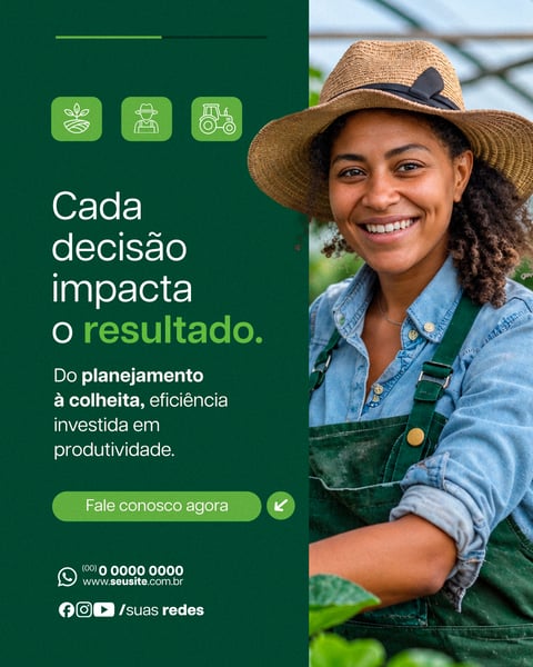 SOCIAL MEDIA AGRONEGÓCIO CADA DECISÃO PSD EDITÁVEL