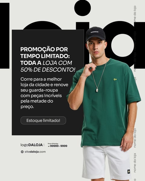 SOCIAL MEDIA LOJA DE ROUPA MASCULINA 7