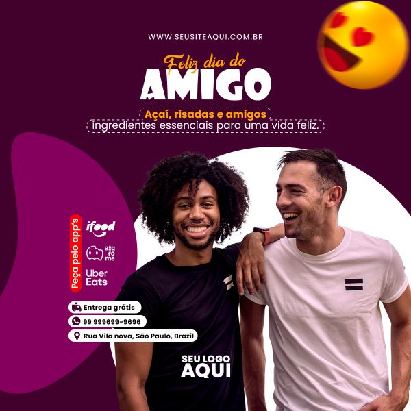 AÇAÍTERIA E SORVETERIA - SOCIAL MEDIA - PSD EDITÁVEL