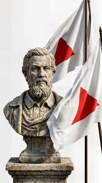 ESTÁTUA DE TIRADENTES COM A BANDEIRA 6