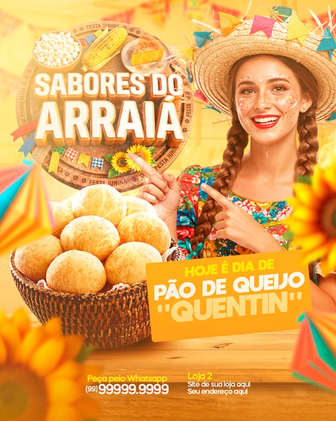 SOCIAL MEDIA SABORES DO ARRAIÁ FEED