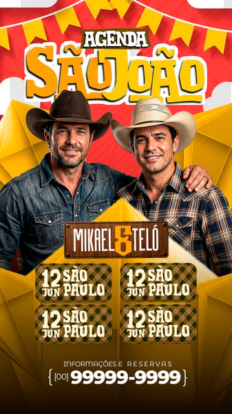 STORY FLYER EVENTOS SHOWS ARTISTAS SOCIAL MEDIA PSD EDITÁVEL 10