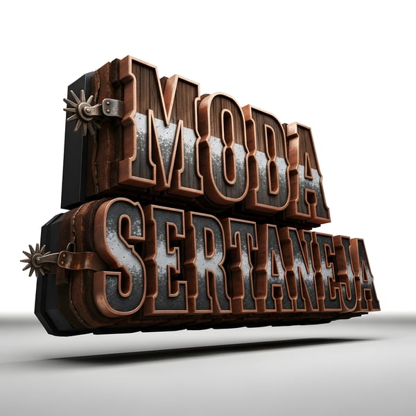 SELO 3D MODA SERTANEJA 08