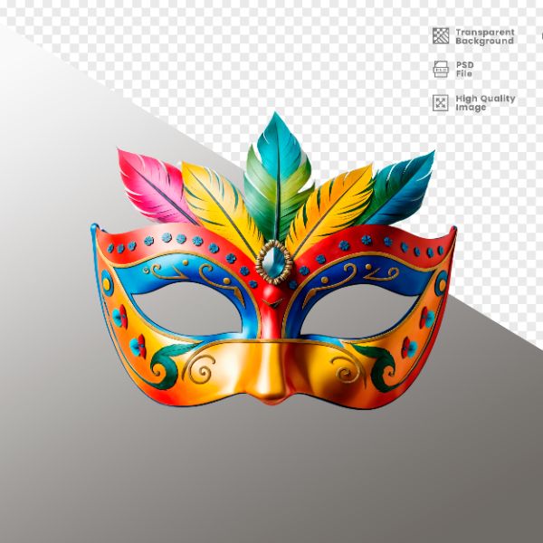 MÁSCAR DE CARNAVAL  - ELEMENTO PARA COMPOSIÇÃO