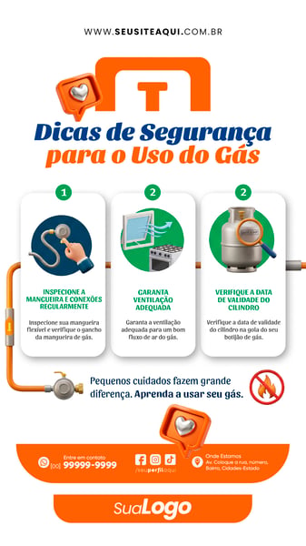 STORY DISTRIBUIDORA DE GÁS SOCIAL MEDIA PSD EDITÁVEL TEMPLATE 07