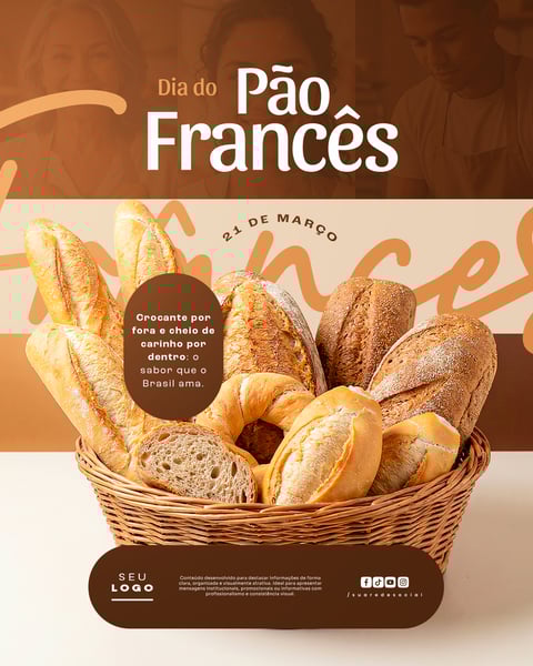 DIA DO PÃO FRANCÊS 21 DE MARÇO SOCIAL MEDIA PSD EDITÁVEL 4
