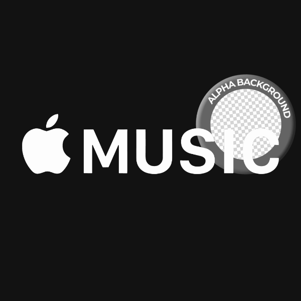 LOGO PLATAFORMA DE MÚSICA DIGITAL APPLE MUSIC PNG TRANSPARENTE SEM FUNDO