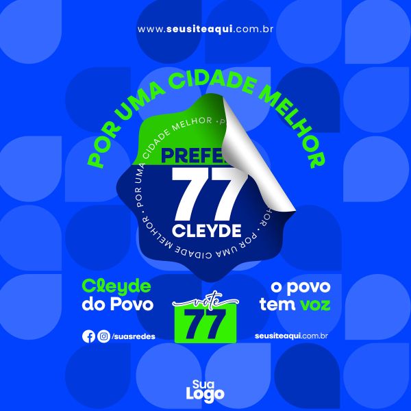 FEED QUADRADO - CAMPANHA POLITICA - SOCIAL MEDIA | PSD EDITÁVEL