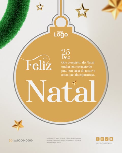 FELIZ NATAL 4 Figma Social Media Template
