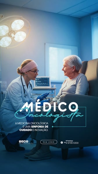 09 DE JULHO - DIA DO MÉDICO ONCOLOGISTA - FLYER SOCIAL MEDIA PSD EDITÁVEL 4