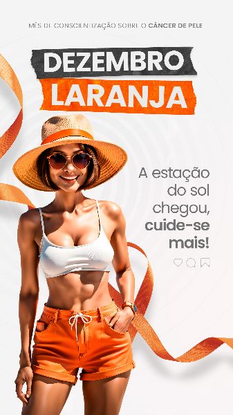 DEZEMBRO LARANJA 11 - MÊS DE CONSCIENTIZAÇÃO SOBRE O CÂNCER DE PELE