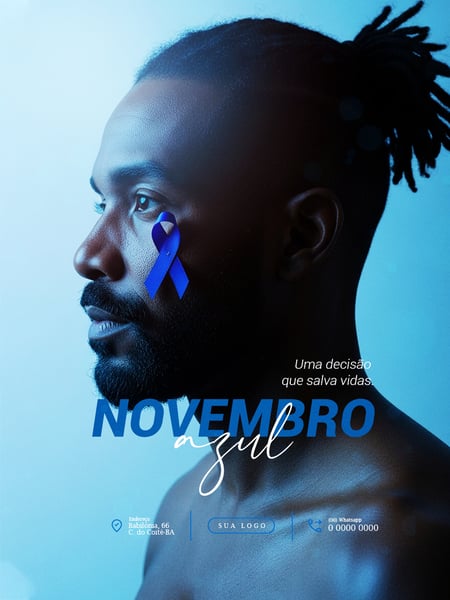 FLYER NOVEMBRO AZUL CONSCIENTIZAÇÃO SAÚDE MASCULINA PSD EDITÁVEL (3)