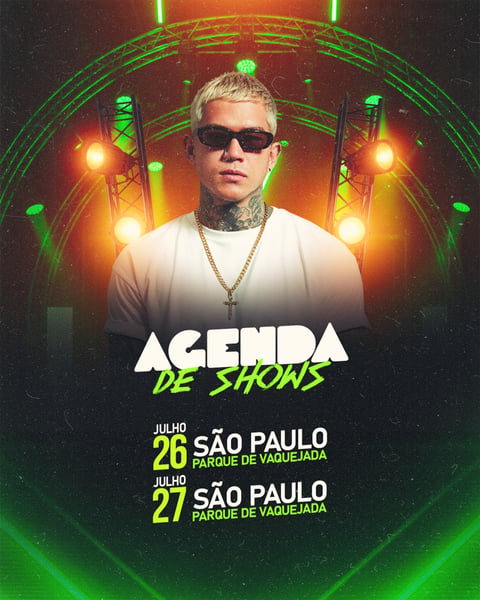 AGENDA DE SHOWS 1 FEED