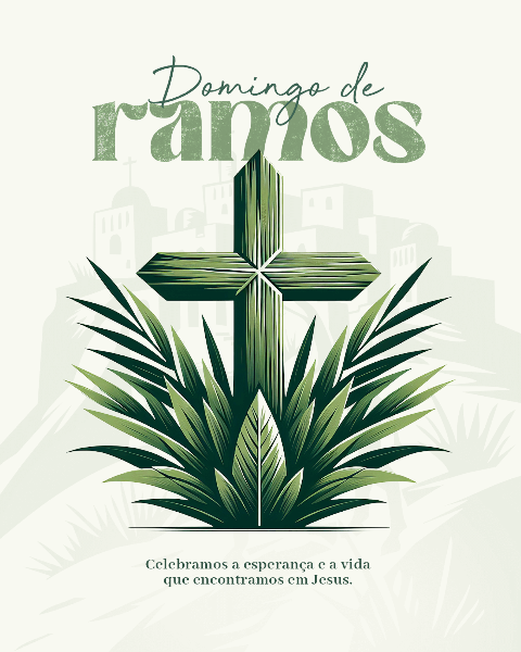 DOMINGO DE RAMOS MINIMALISTA SOCIAL MEDIA