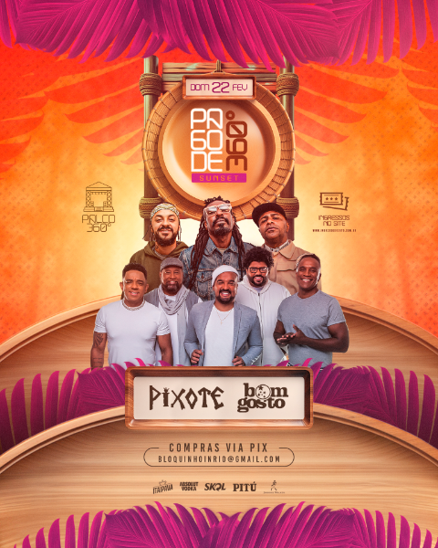 FLYER EVENTO PAGODE 360 SUNSET