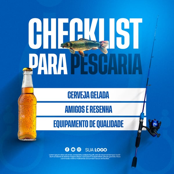CASA DE PESCA  CHECKLIST DA PESCARIA