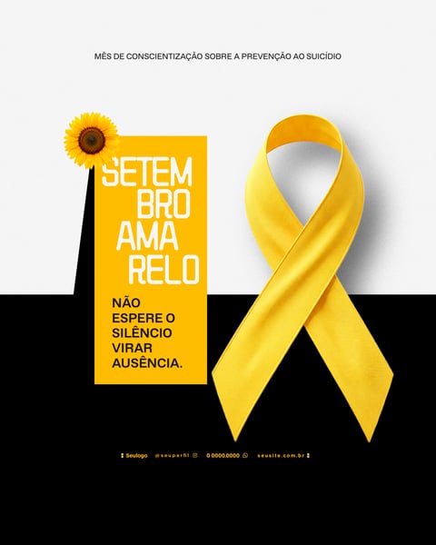 CAMPANHA SETEMBRO AMARELO FLYER SOCIAL MEDIA 5