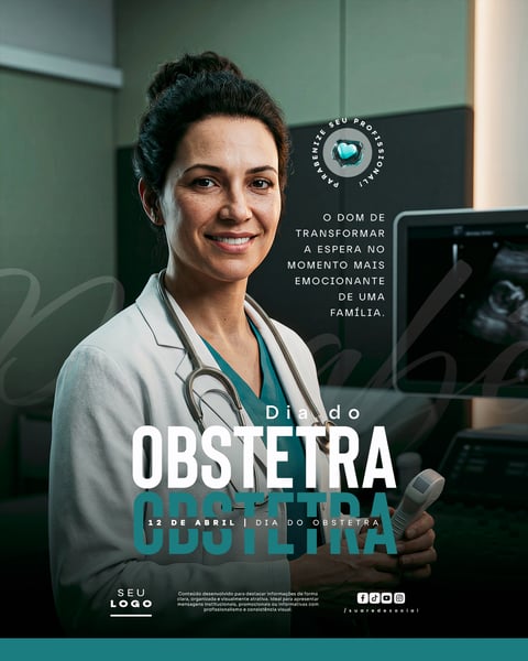 DIA DO OBSTETRA 12 DE ABRIL SOCIAL MEDIA PSD EDITÁVEL 3