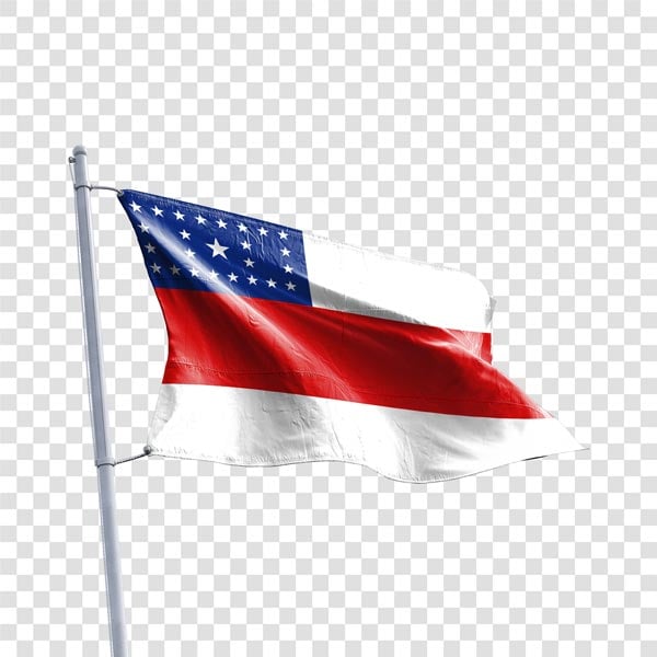 ELEMENTO 3D BANDEIRA DA AMAZONAS PNG