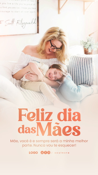 STORIE 12 DE MAIO DIA DAS MÃES FEED PSD