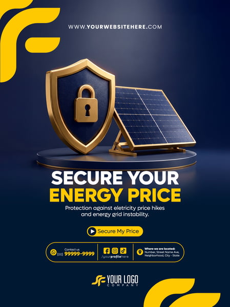 FEED ENERGIA SOLAR SOCIAL MEDIA PSD EDITÁVEL 12