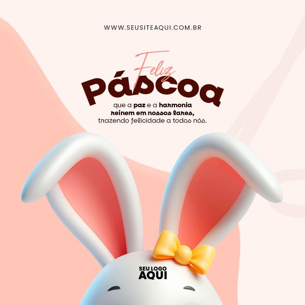 FELIZ PÁSCOA | PSD EDITÁVEL