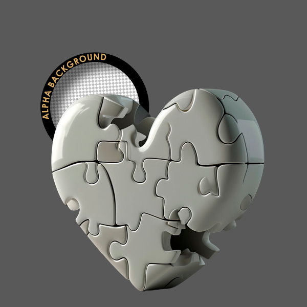 2RE - CORAÇÃO QUEBRA CABEÇA