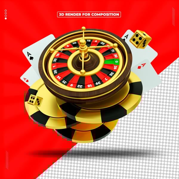 ELEMENTO 3D CASSINO BARALHO DADO PNG