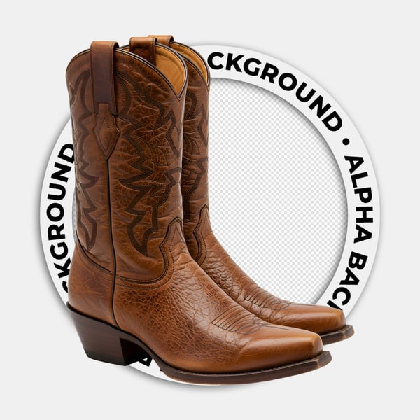 Botina de couro de cowboy 7