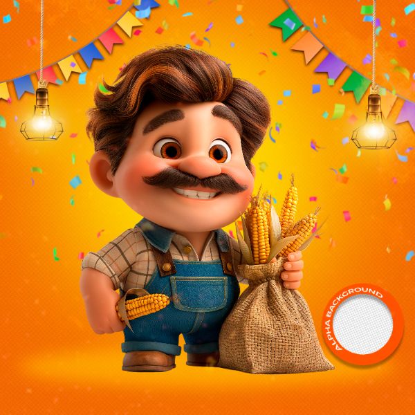 MASCOTES DE FESTA JUNINA MODELO 127