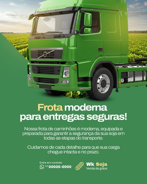 AGRONEGÓCIO FROTA MODERNA PARA ENTREGA