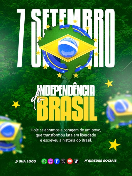 Dia da Independência do Brasil 07 de Setembro