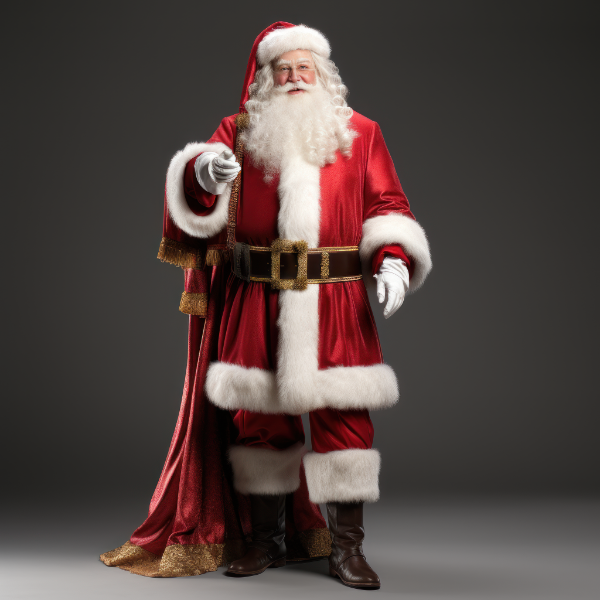 PAPAI NOEL PERSONAGEM  NATALINO REALISTA PARA COMPOSIÇÃO SOCIAL MEDIA