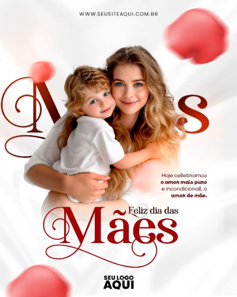 FEED VERTICAL - DIA DAS MAES | PSD EDITÁVEL
